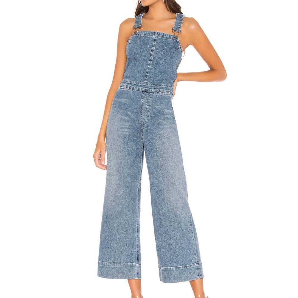 GRLFRND Denim Jumpsuit - Size Small